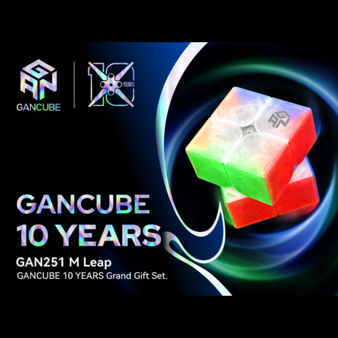 GAN 251 Leap UV - 10th Anniversary Edition 2x2 Magnetic Speedcube