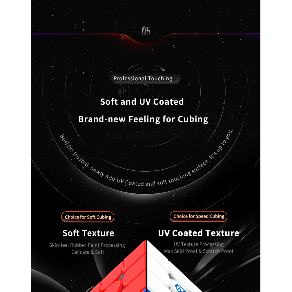 GAN 11 M Pro UV Coated 3x3 Magnetic Speedcube Stickerless