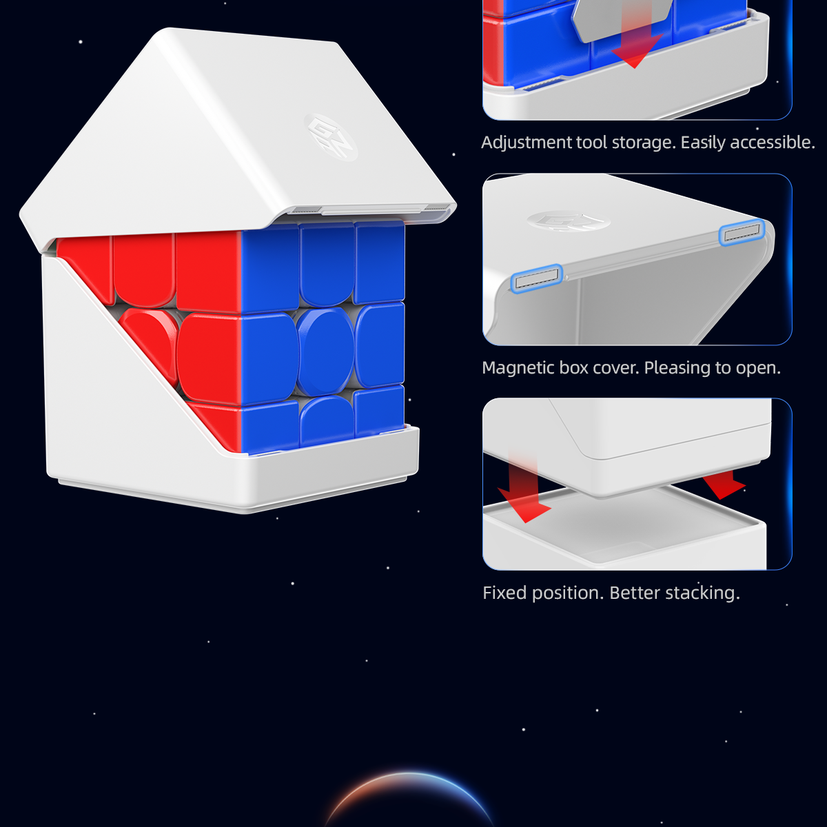 GAN 13 M Maglev Frosted 3x3 Speedcube - LATEST 2022! - Cubuzzle