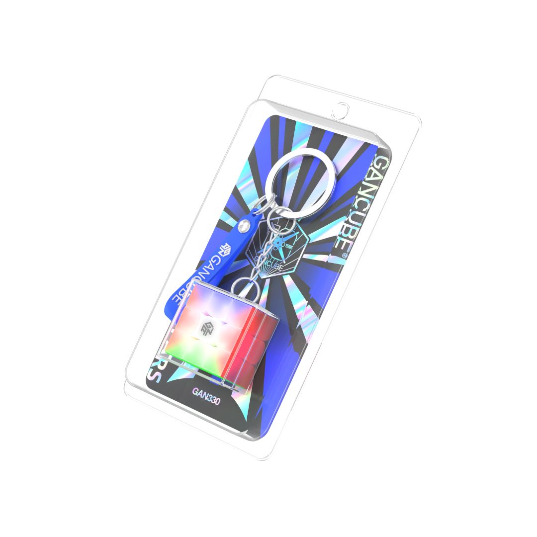 GAN 330 mini 3x3 Key Chain - 10th Anniversary Edition