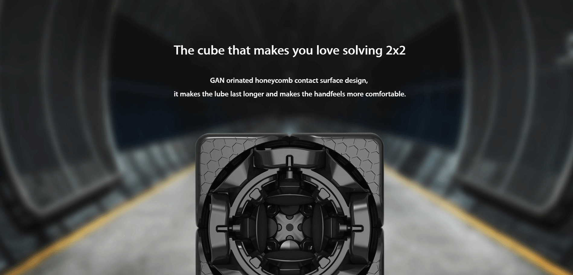 GAN 249 V2 2x2 Non Magnetic Speedcube Stickerless - Cubuzzle