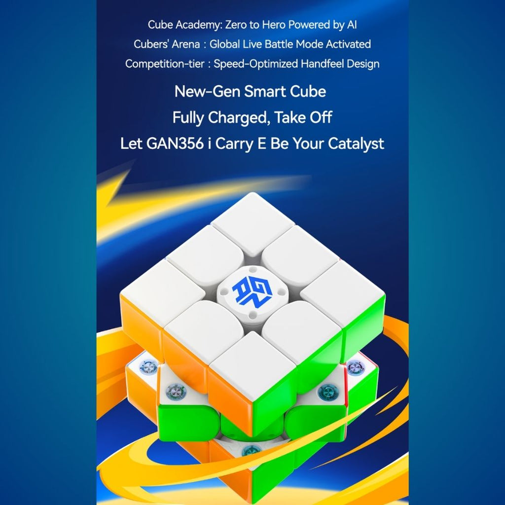 GAN 356 i carry E 3x3 Magnetic Cube- Intelligent Smart Bluetooth Cube - Latest 2025 Model