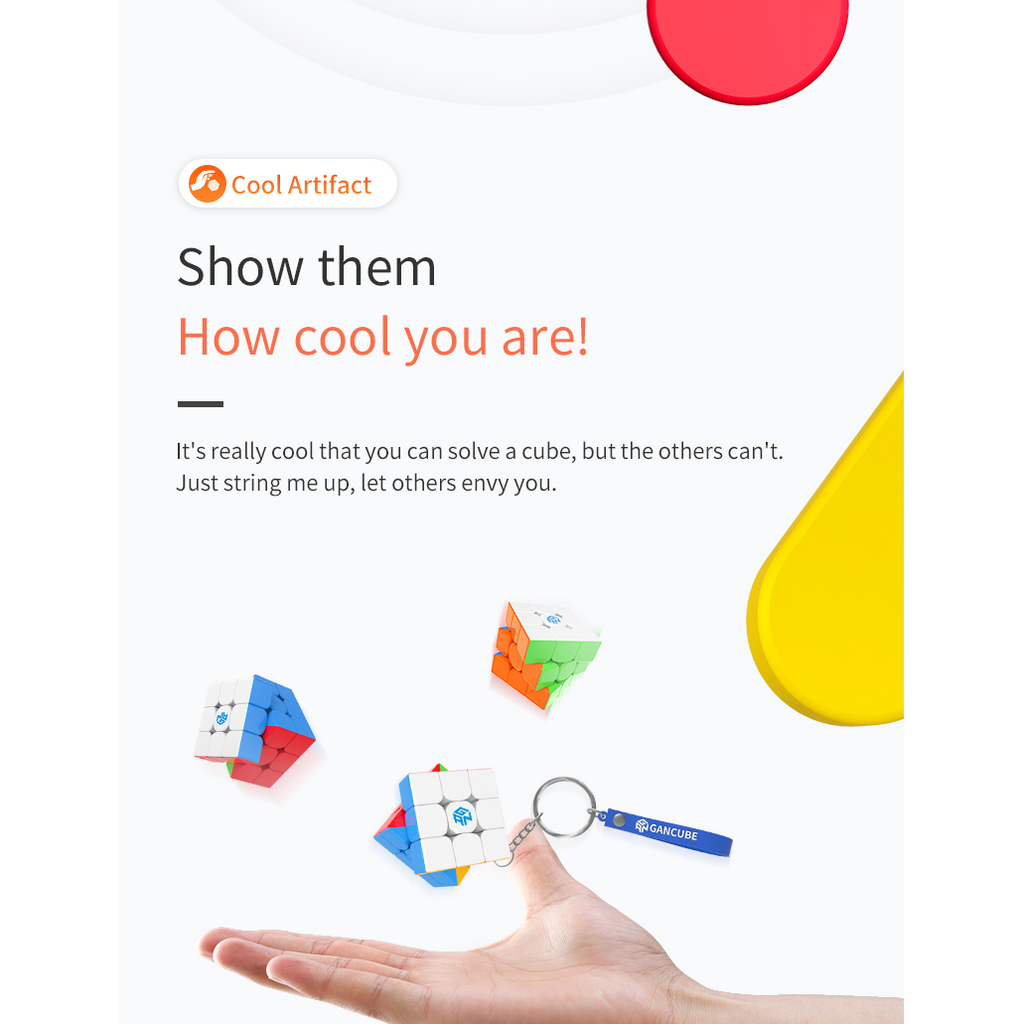 GAN 330 Standard - Key Chain 3x3 Speedcube