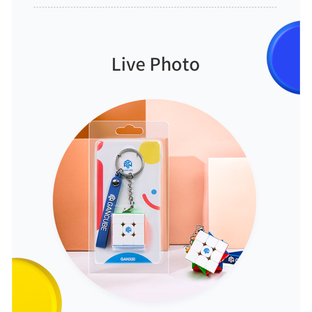GAN 330 Standard - Key Chain 3x3 Speedcube