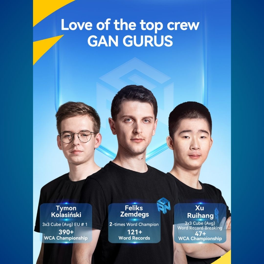 GAN 356 i carry E 3x3 Magnetic Cube- Intelligent Smart Bluetooth Cube - Latest 2025 Model