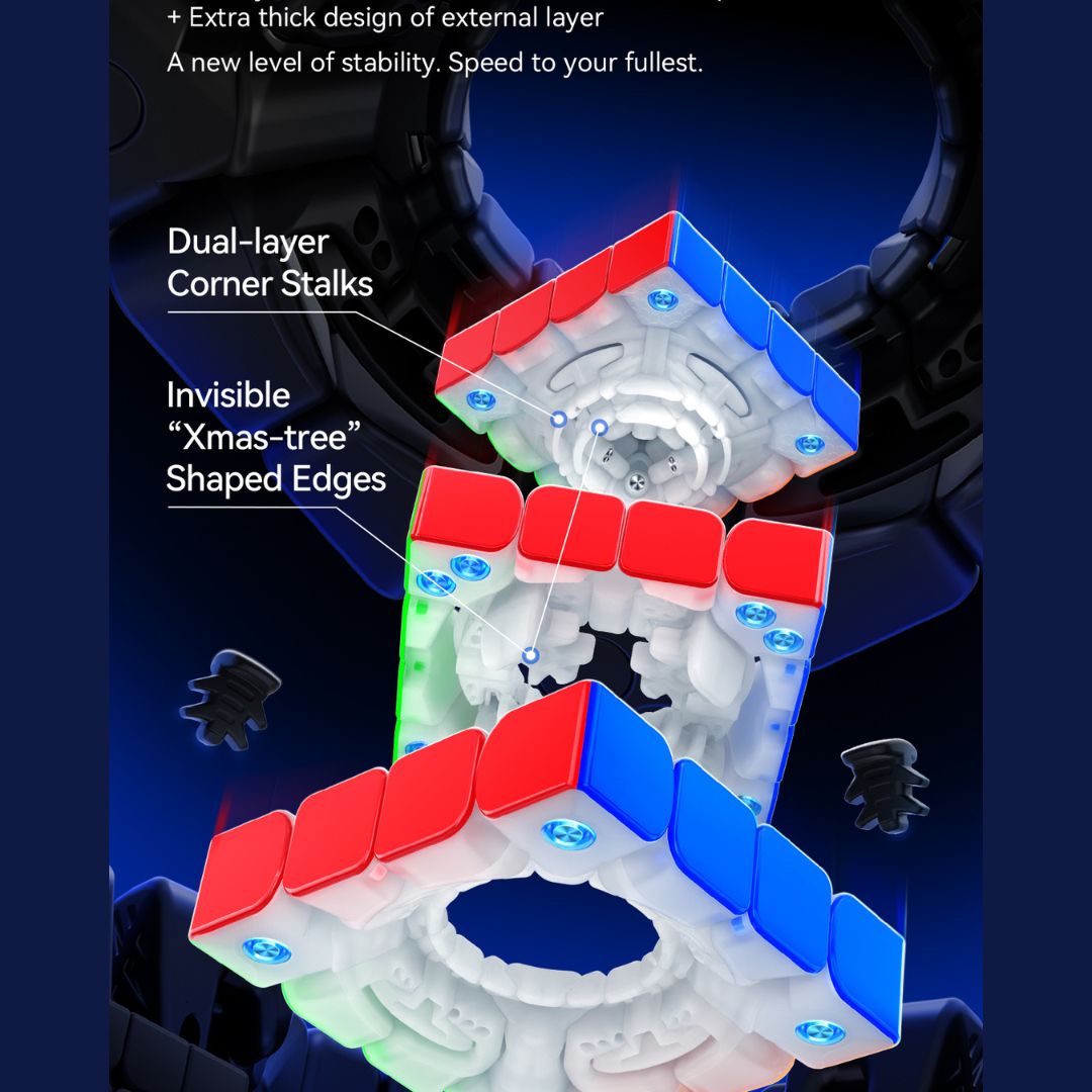 GAN 460 M V2 UV 4x4 Magnetic Stickerless Speedcube