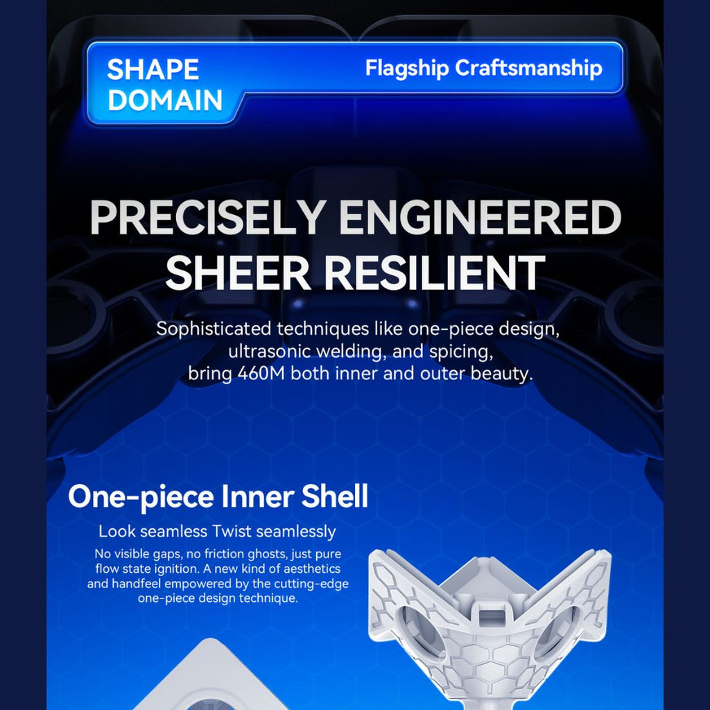 GAN 460 M V2 UV 4x4 Magnetic Stickerless Speedcube