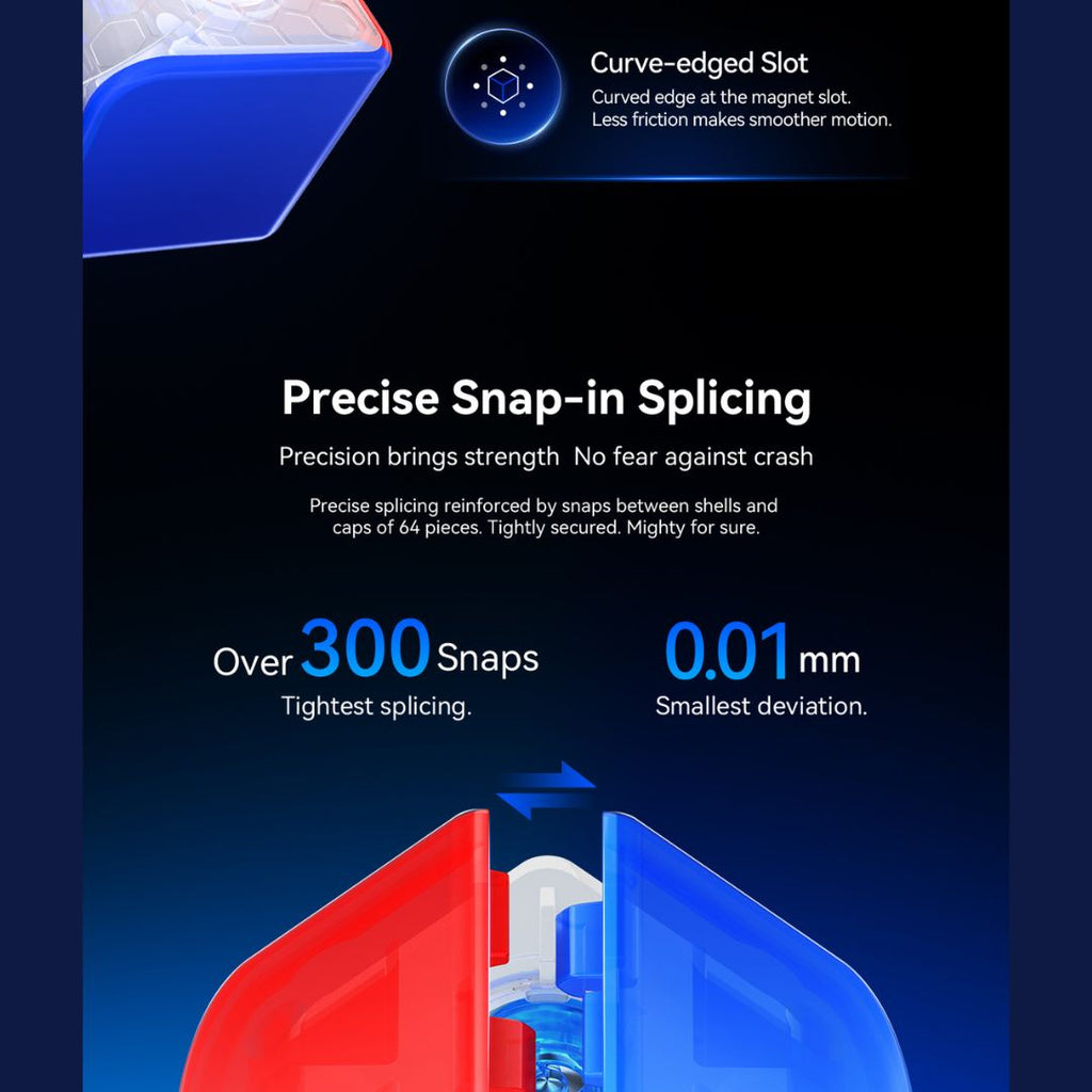 GAN 460 M V2 UV 4x4 Magnetic Stickerless Speedcube