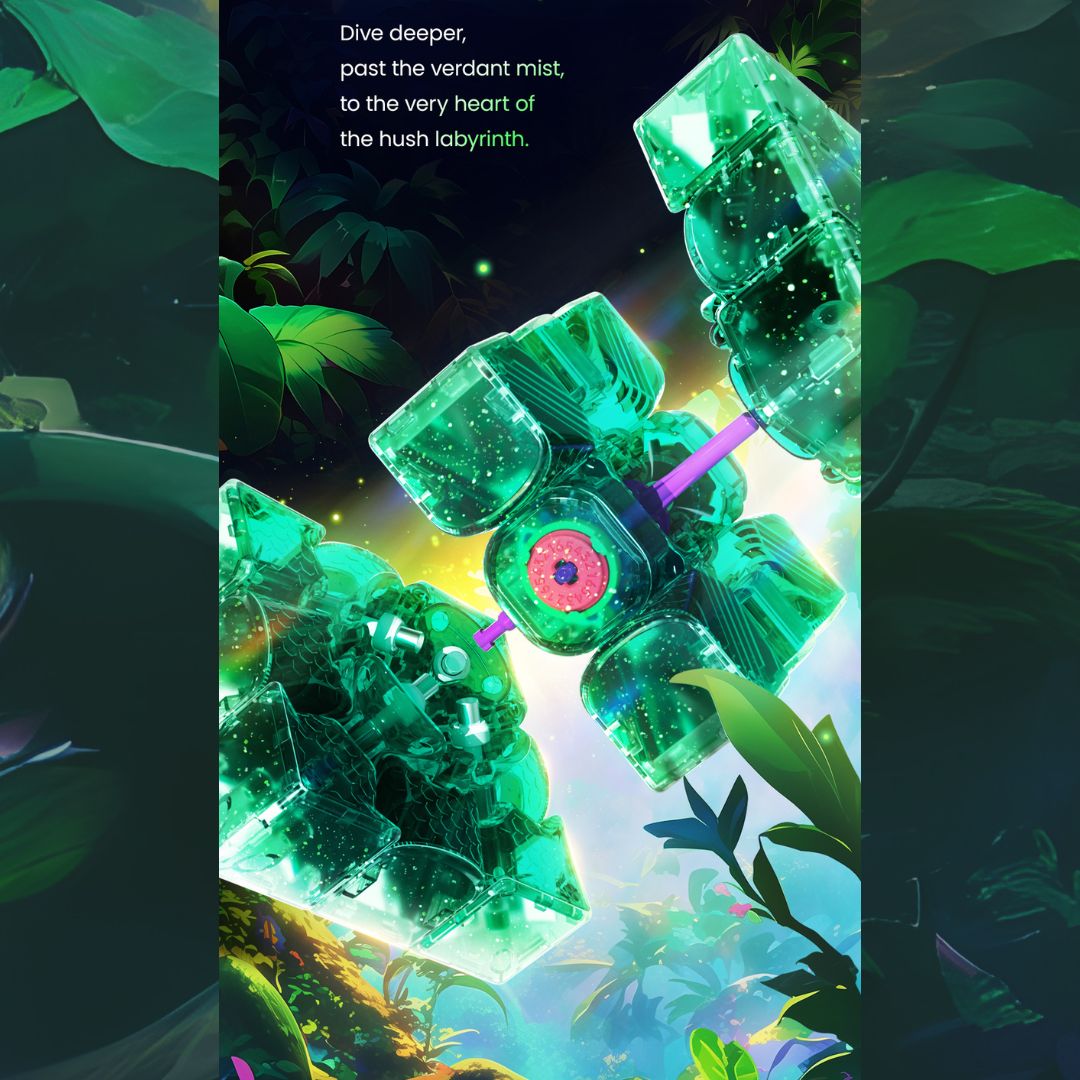 GAN 15 Maglev EmeraldoX Summer Limited Edition 3x3 Magnetic Speedcube - LATEST 2025!