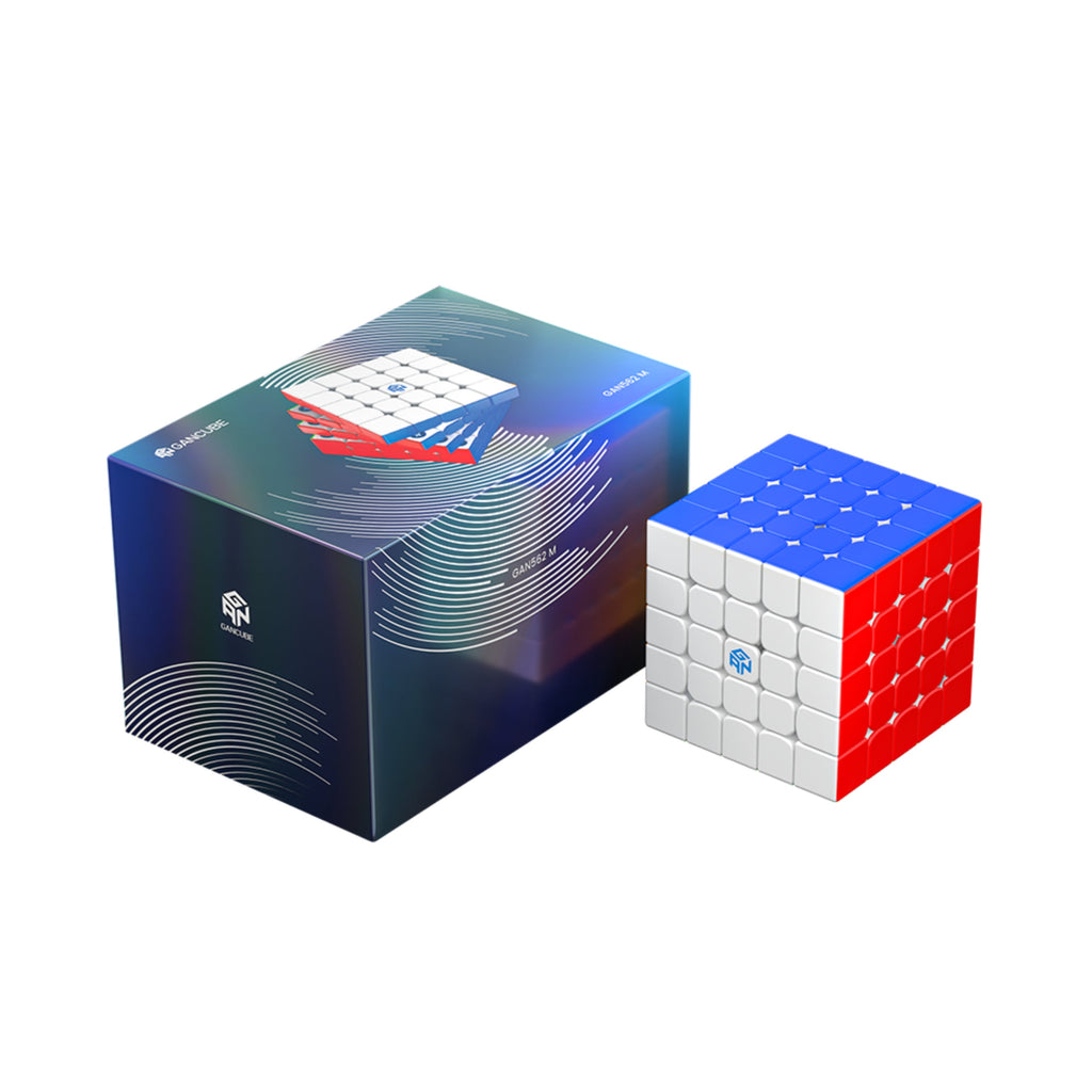 GAN 562M 5x5 Magnetic Cube Stickerless Speedcube-Cubuzzle