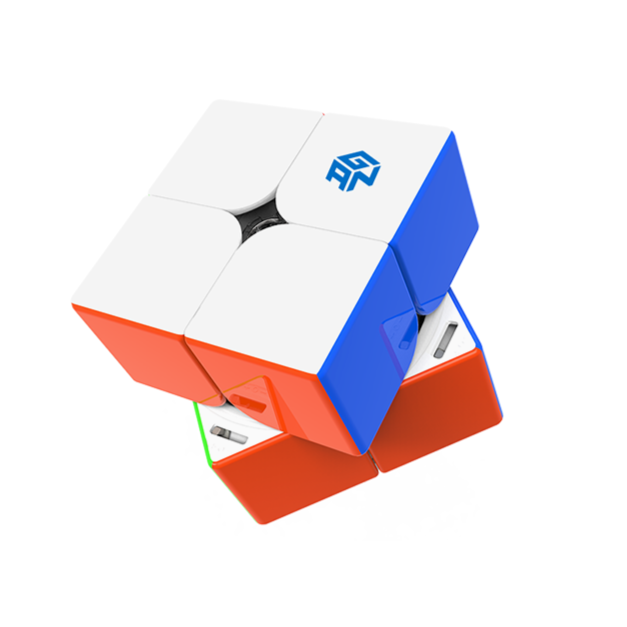 GAN 251 M Leap 2x2 Magnetic Speedcube Stickerless - Cubuzzle