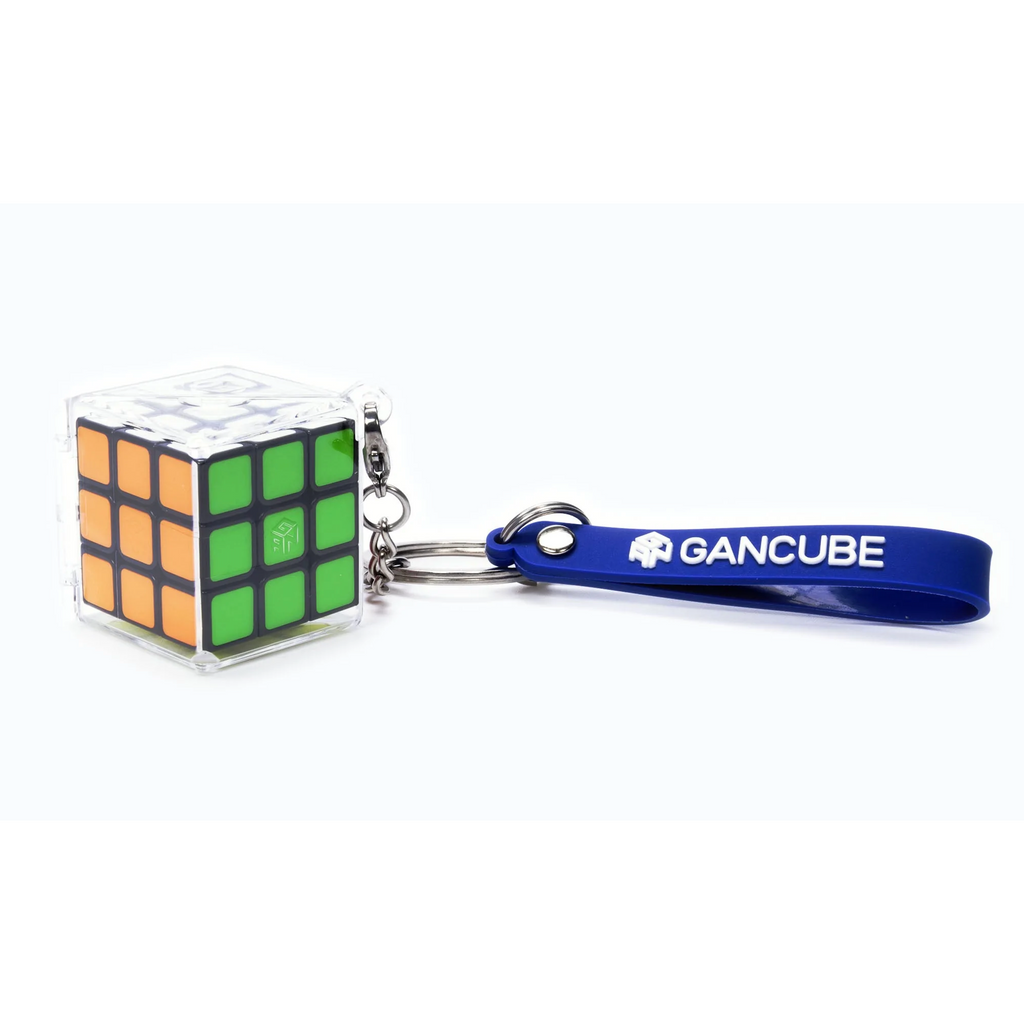GAN 328 Key Chain 3x3 Non-Magnetic Cube, Mini Key Ring Cube, 28mm - Cubuzzle