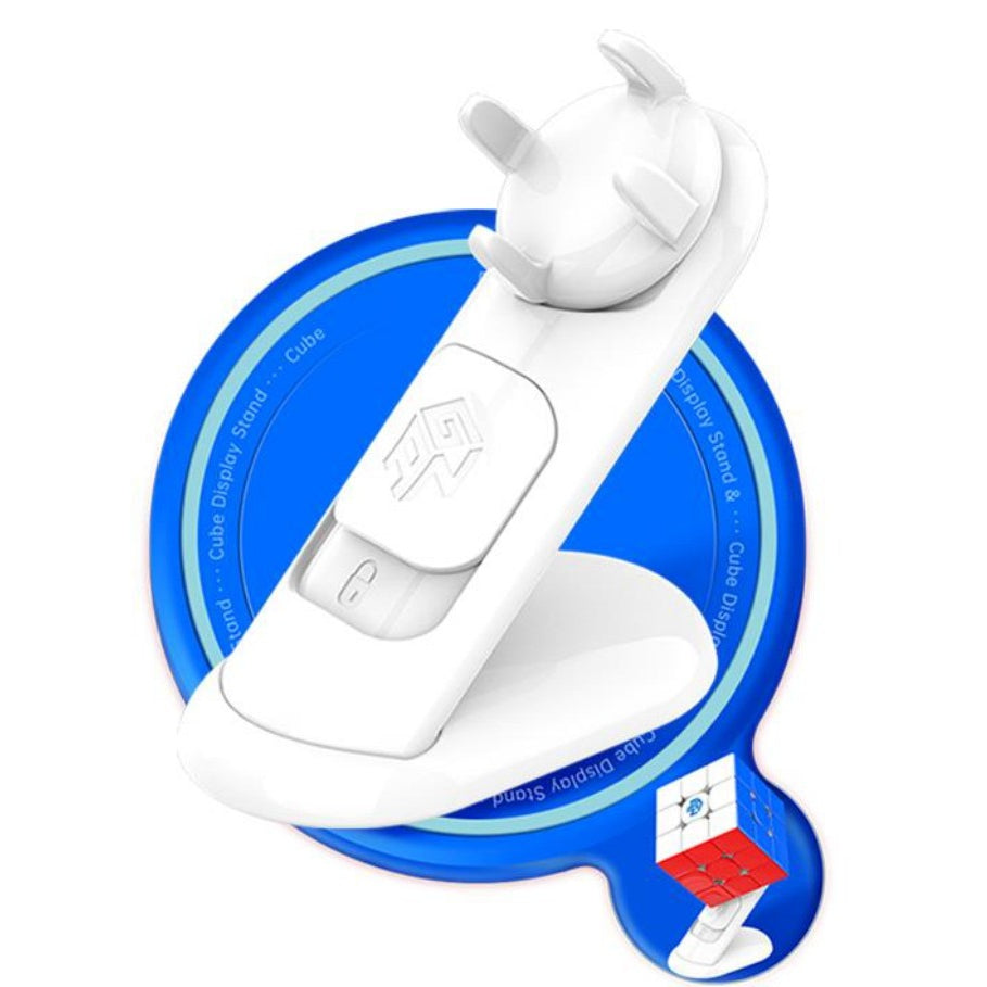 GAN White Display Stand For Standard 3x3 Cubes - Cubuzzle