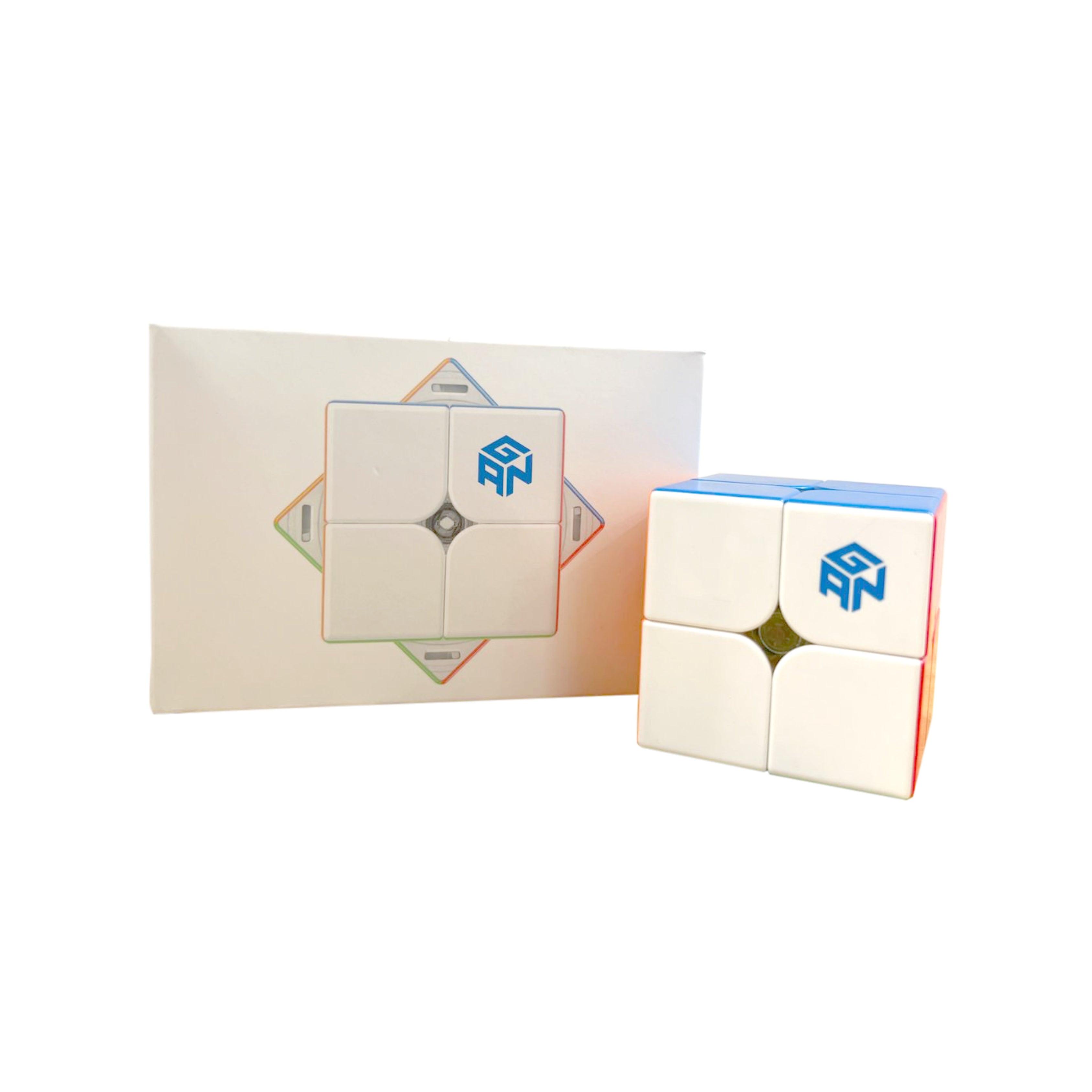 GAN 251 M Leap 2x2 Magnetic Speedcube Stickerless-Cubuzzle