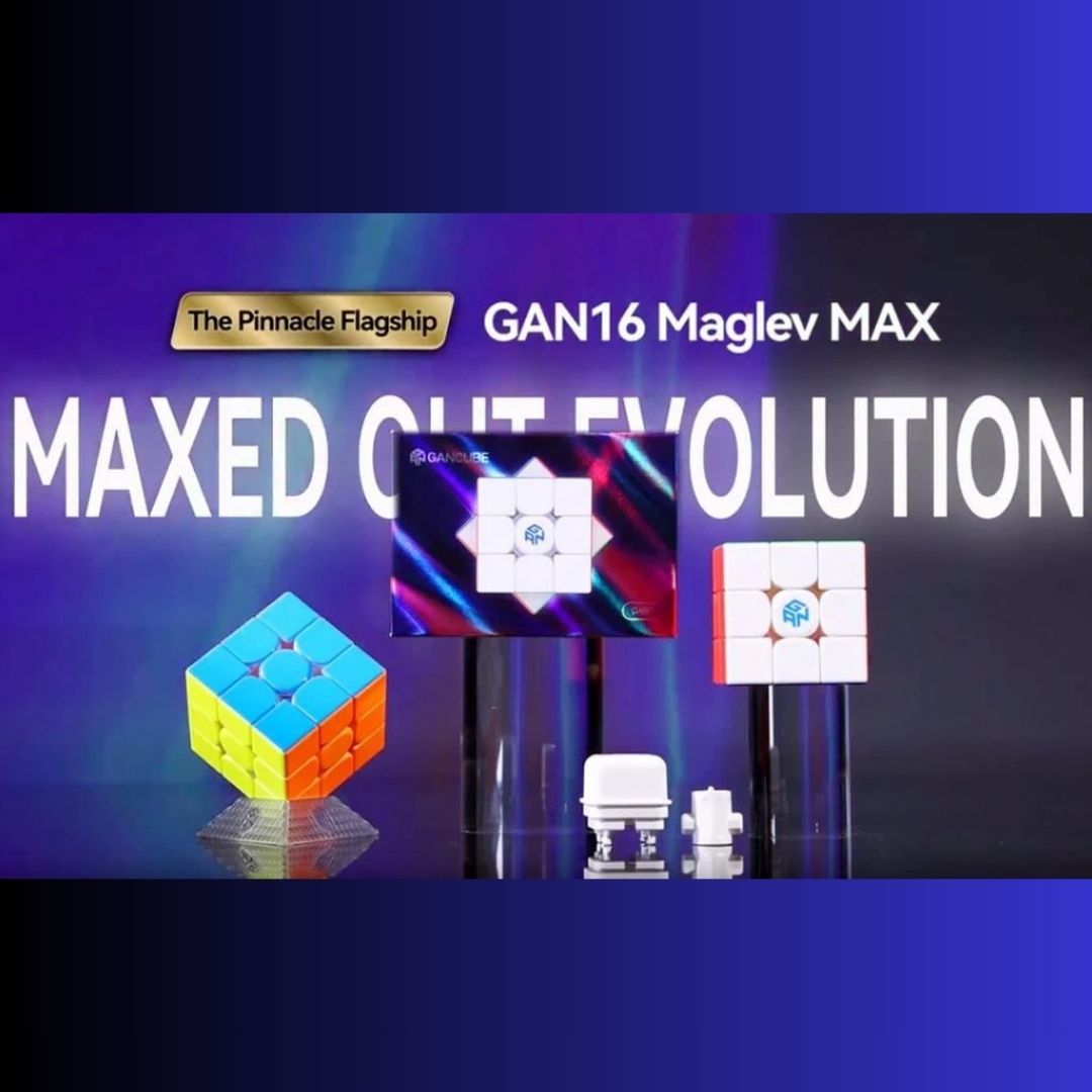 GAN 16 Maglev Max UV 3x3 Magnetic Speedcube -  LATEST 2025!