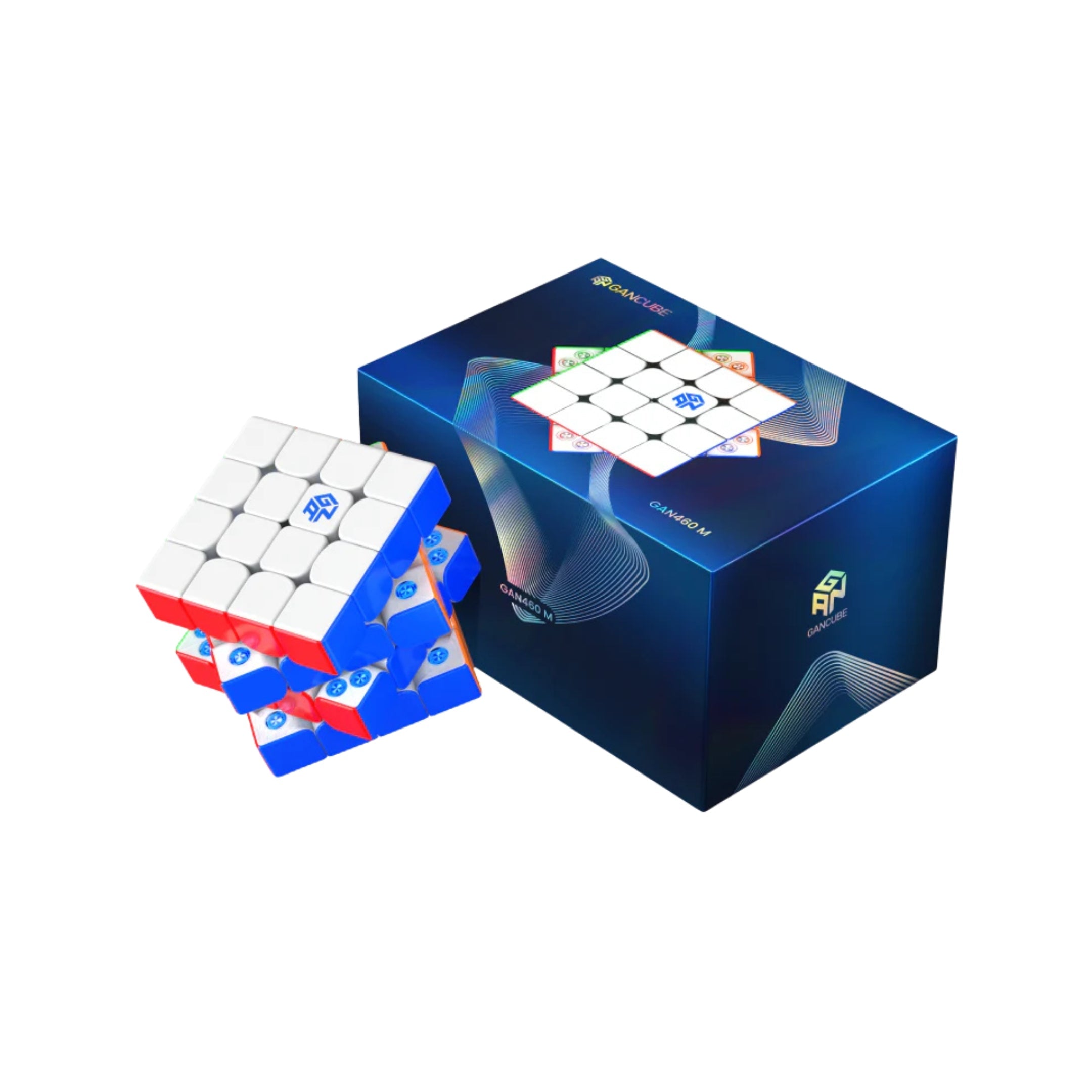 GAN460 M V2 Maglev Frosted 4x4 Magnetic Speedcube -  LATEST 2025!
