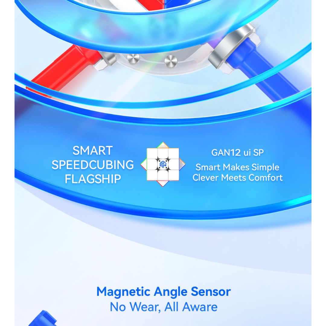 GAN 12 UI SP Flagship Smart Speed Cube Latest 2025 Model