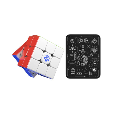 GAN 12 Maglev or Leap and GAN 12 Cube Protective Mat Combo Pack: Includes GAN 12 M Maglev Magnetic 3x3 Stickerless & Mat Set-Cubuzzle
