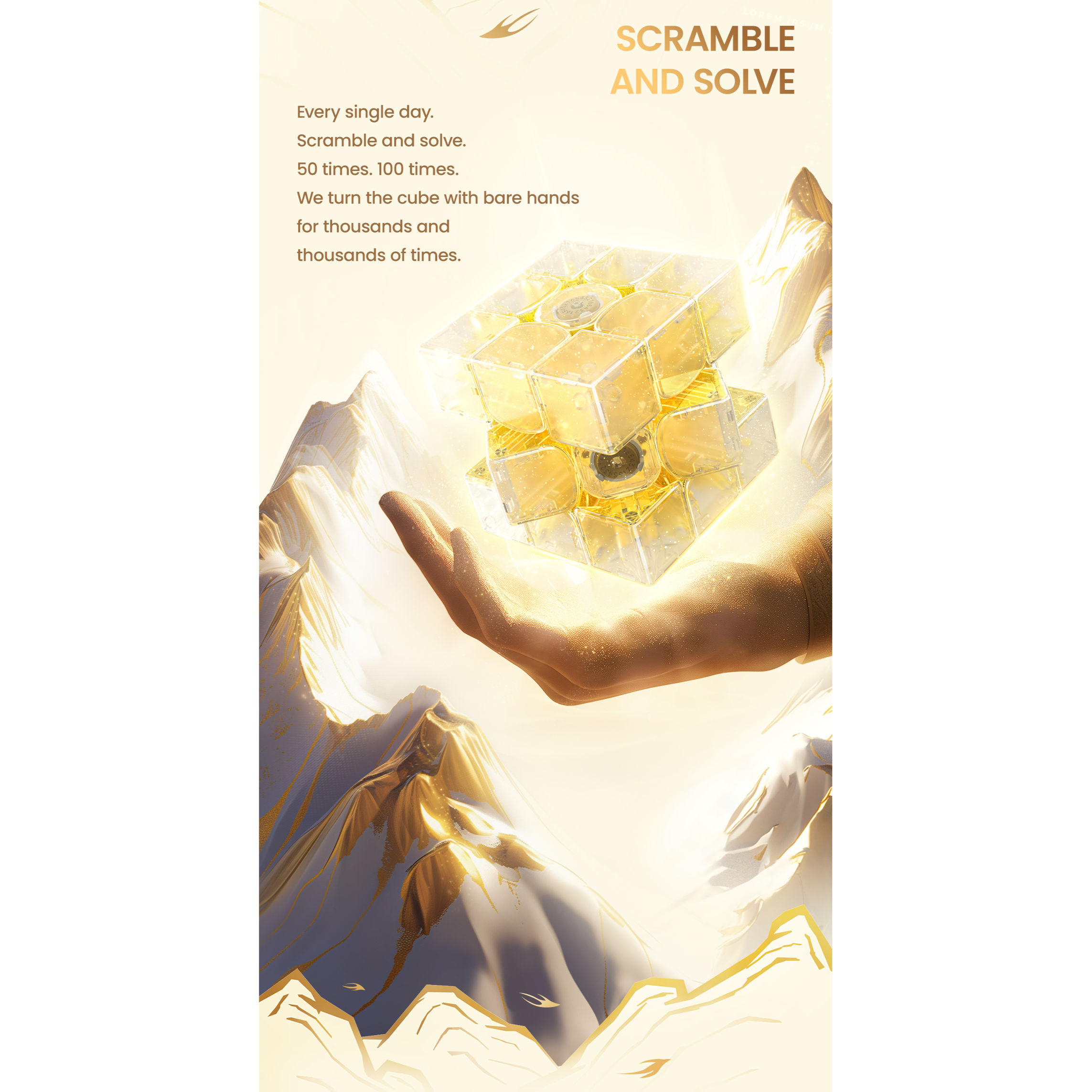 GAN 15 Maglev Zenith Winter Limited Edition 3x3 Magnetic Speedcube - LATEST 2024!