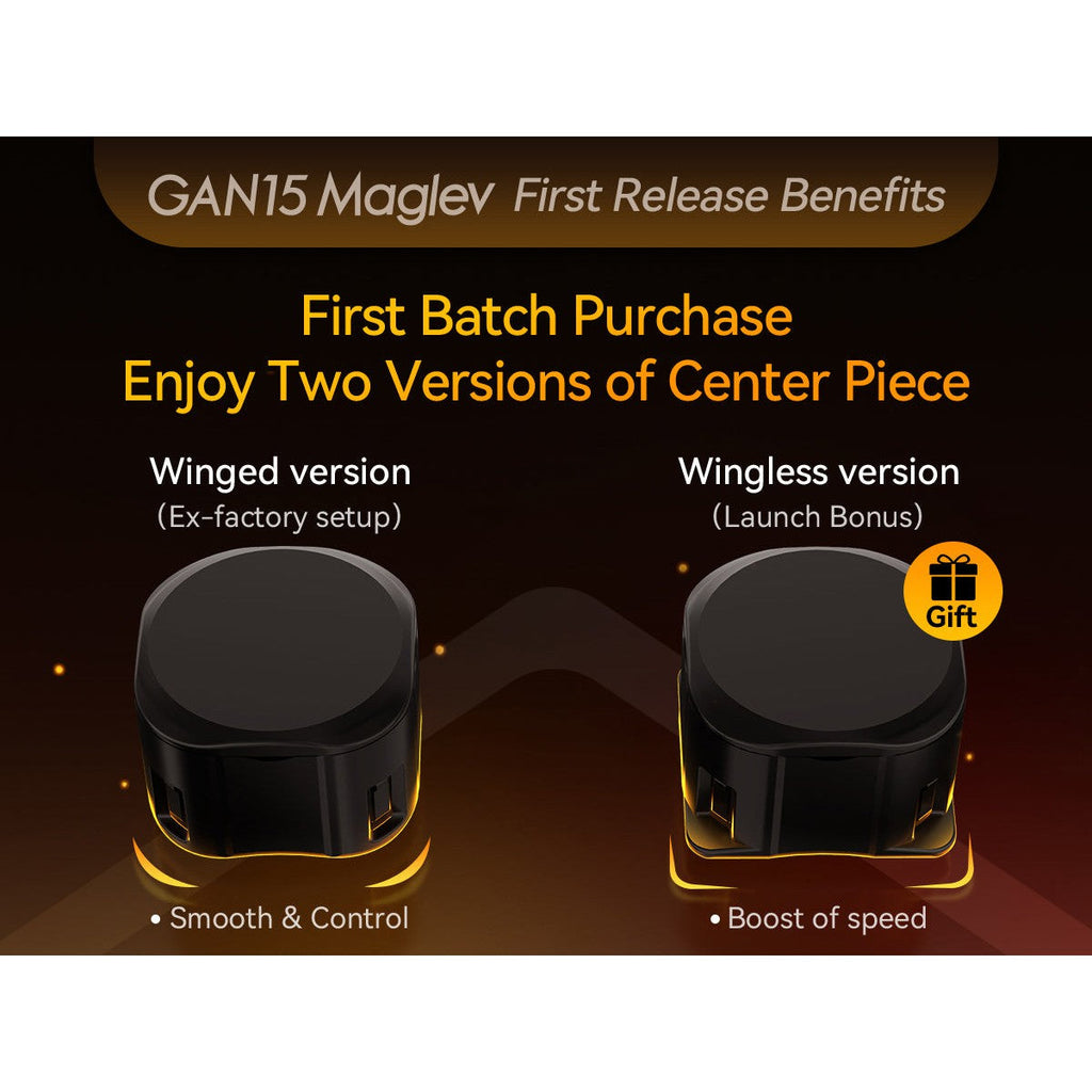 GAN 15 Maglev UV 3x3 Magnetic Speedcube - LATEST 2025!