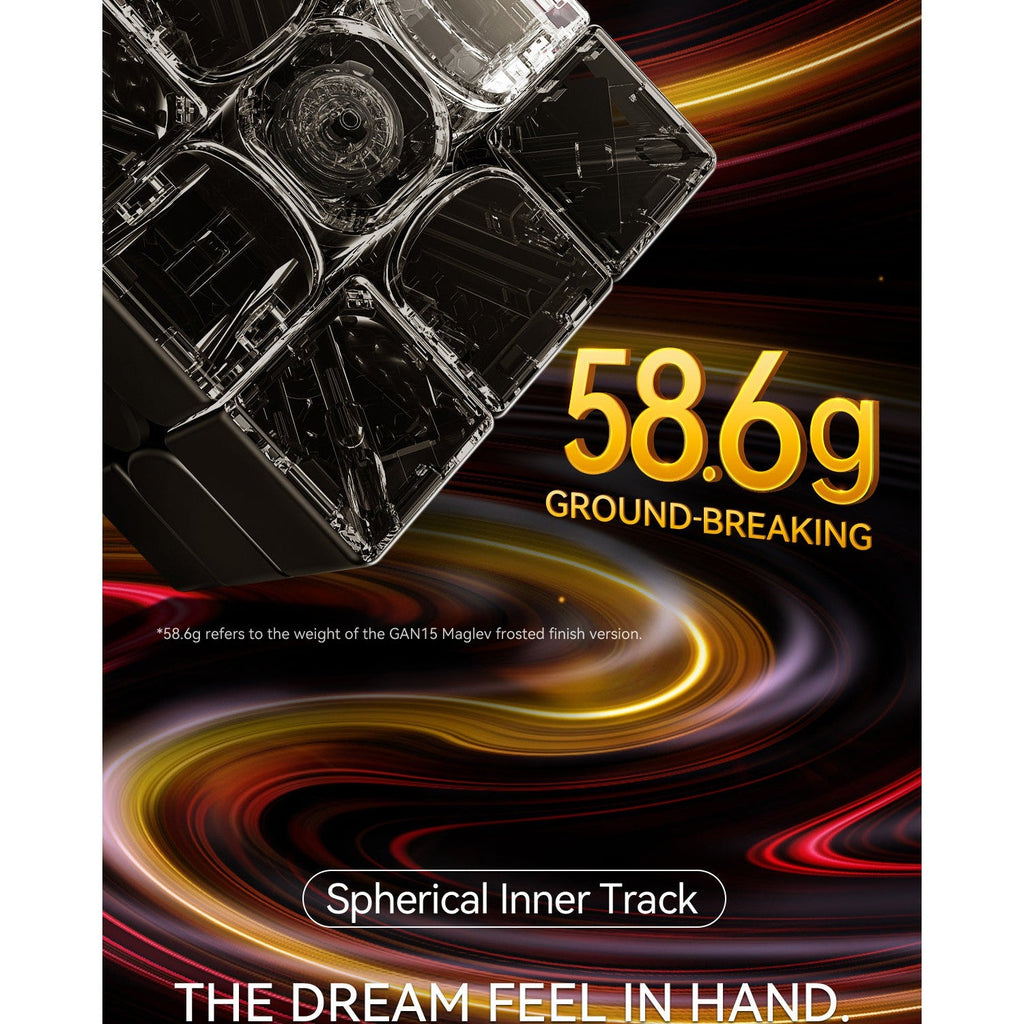 GAN 15 Maglev UV 3x3 Magnetic Speedcube - LATEST 2025!