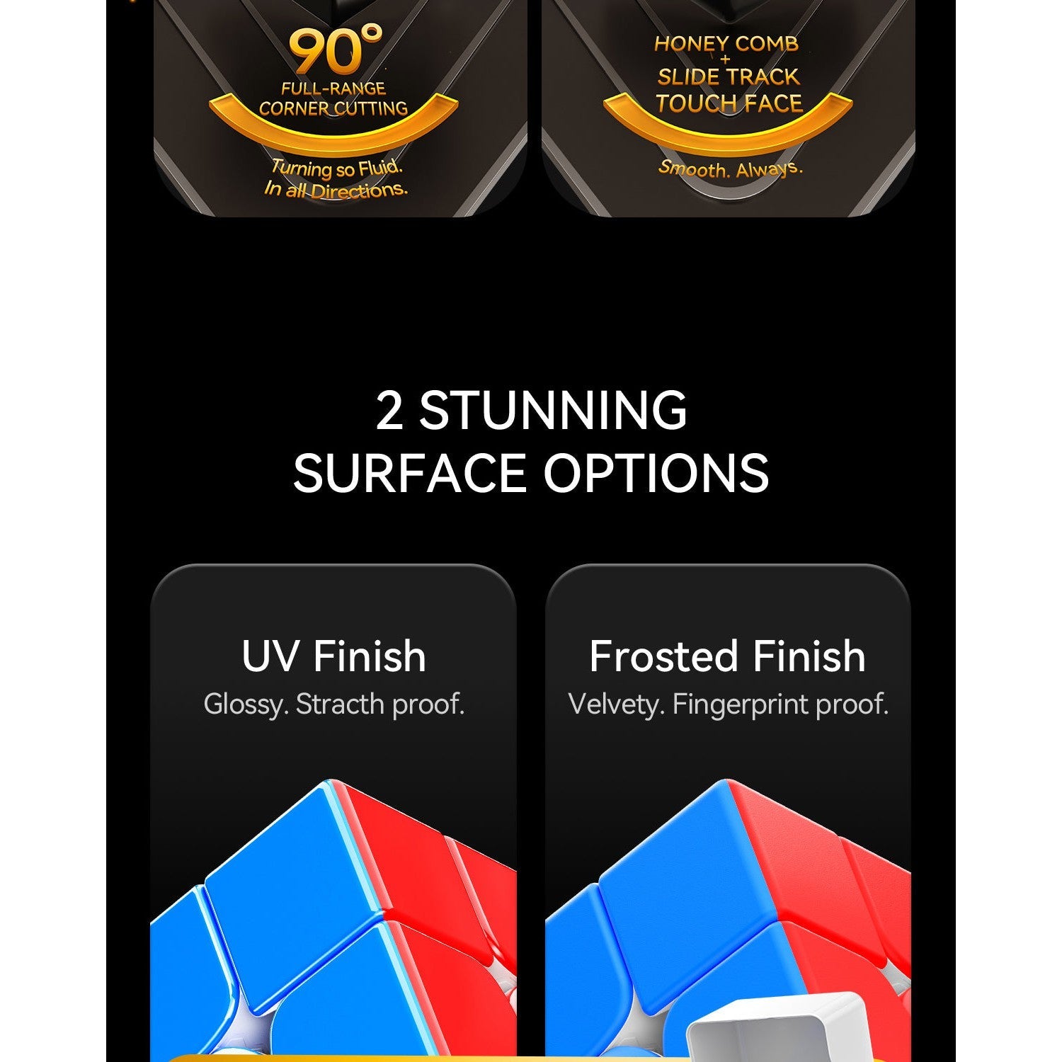 GAN 15 Maglev UV 3x3 Magnetic Speedcube - LATEST 2025!