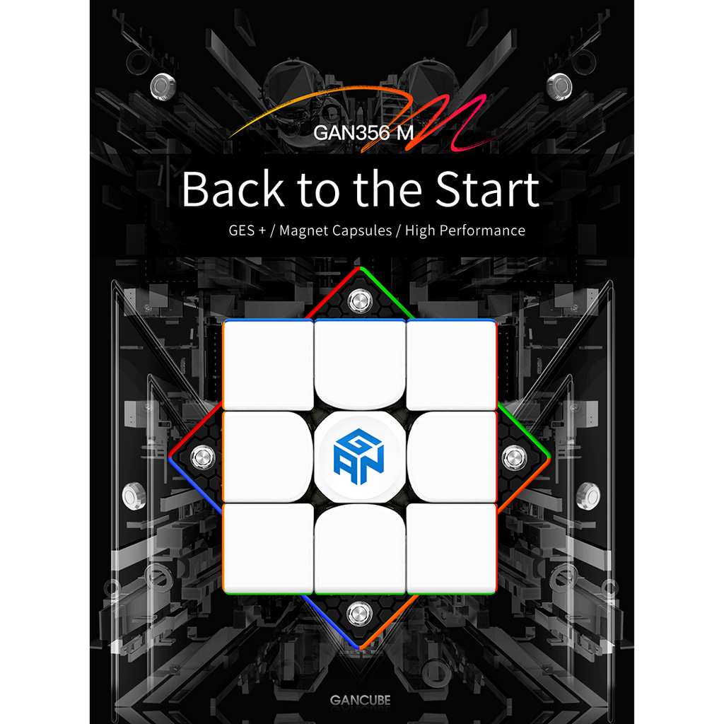 GAN 356 M Lite Combo Pack Of 2-3x3 Magnetic Speedcube - Cubuzzle