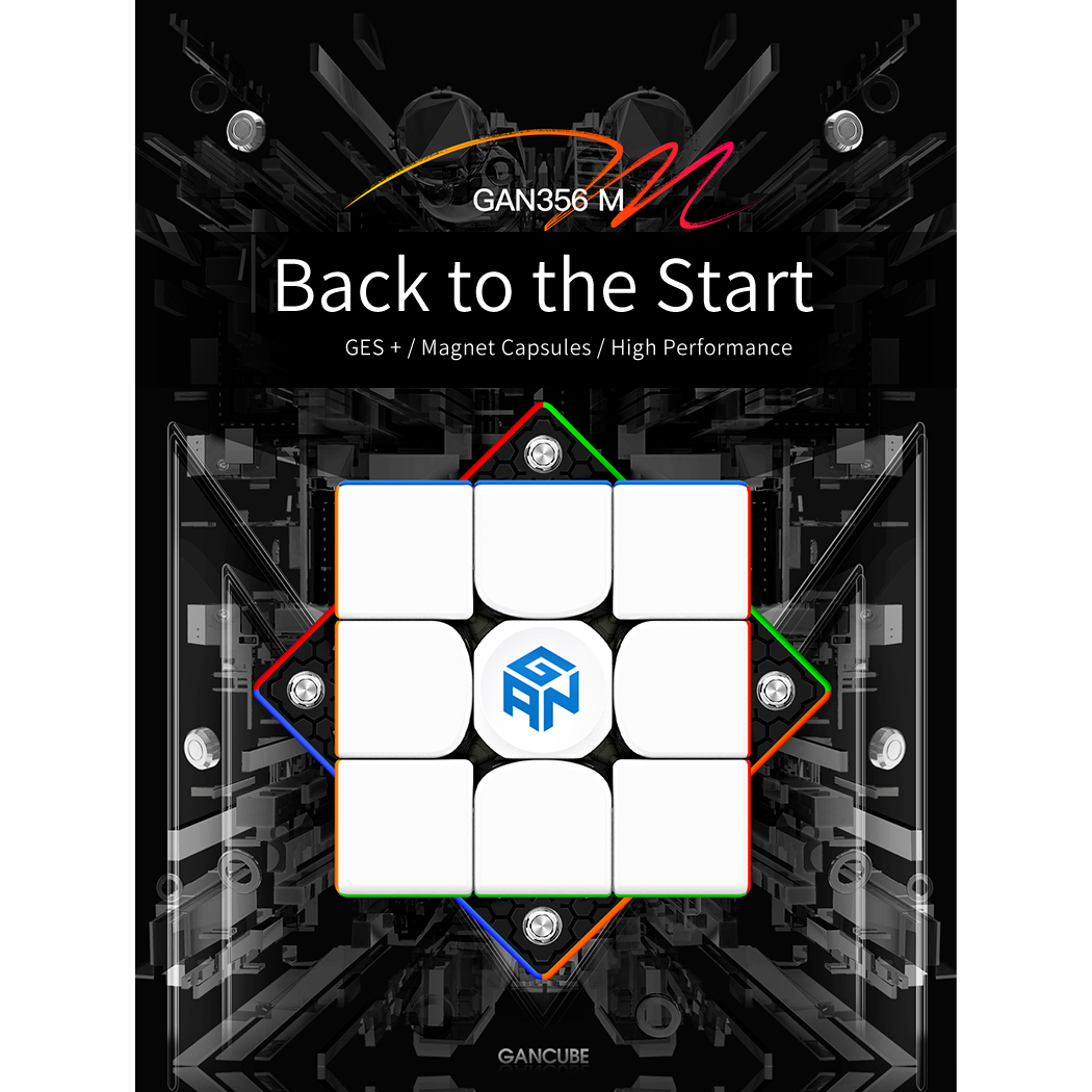 GAN 356 M Lite 3x3 Magnetic Speedcube - Cubuzzle