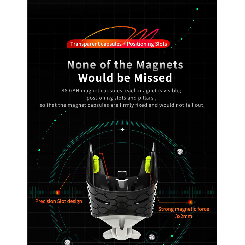 356 M Standard & Lube Combo Pack-Includes: GAN 356 M Std 3x3 Magnetic Speedcube & GAN Lube 1 - Maintenance - Cubuzzle