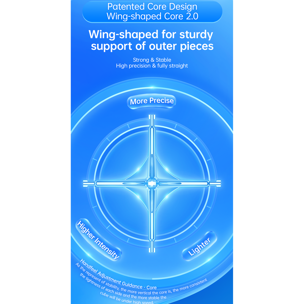 GAN 356 RS 2 Non Magnetic 3x3 Stickerless Speedcube-Cubuzzle