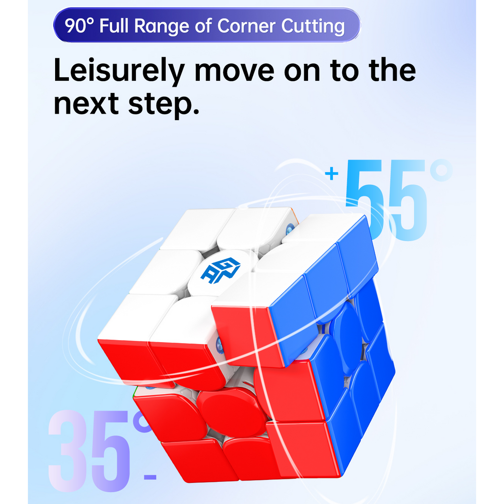 GAN 356 Maglev 3x3 Speedcube Magnetic Stickerless Cube-Cubuzzle