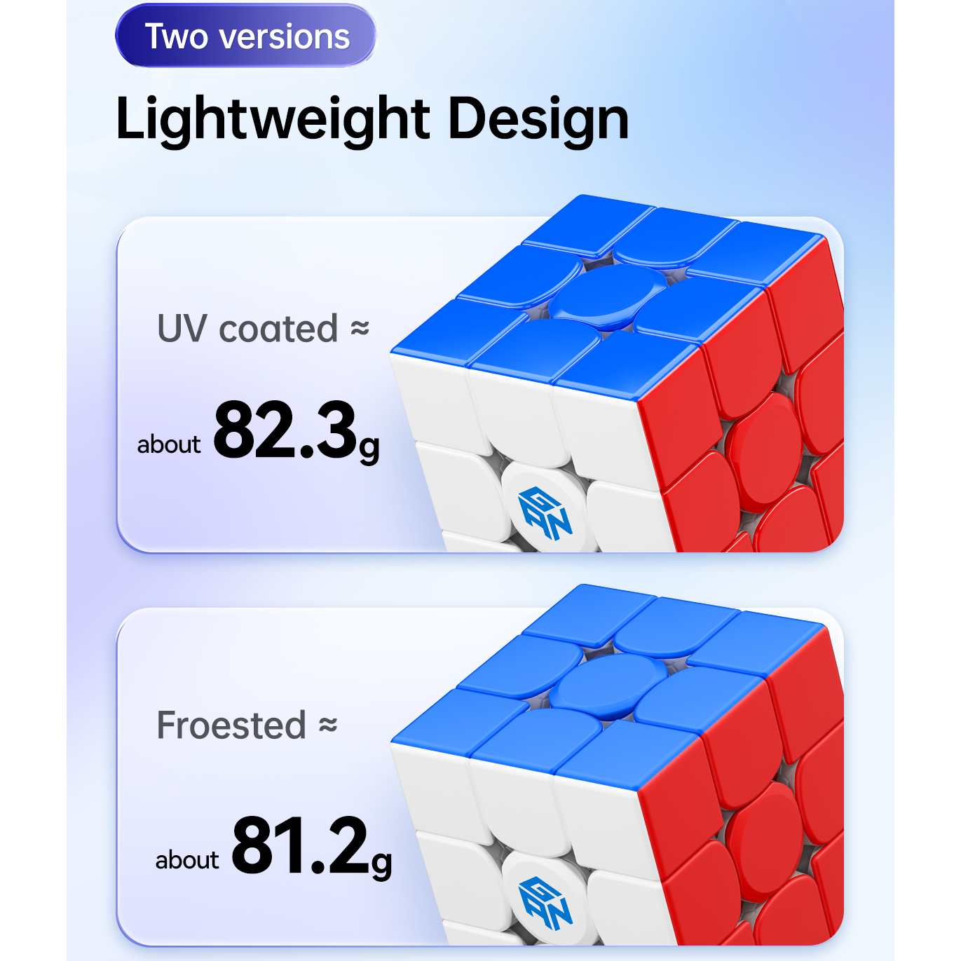 GAN 356 Maglev 3x3 Speedcube Magnetic Stickerless Cube-Cubuzzle
