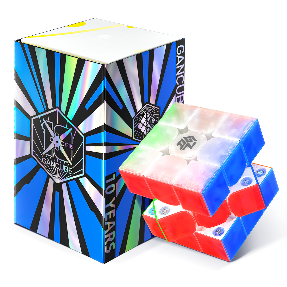 GAN356 i Carry 2 UV - 10th Anniversary Edition 3x3 Magnetic Speedcube