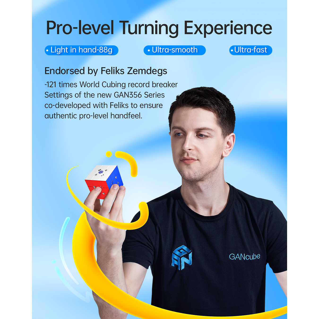 GAN 356 i carry 2 - Intelligent Smart Bluetooth Cube - Latest 2024 Model-Cubuzzle