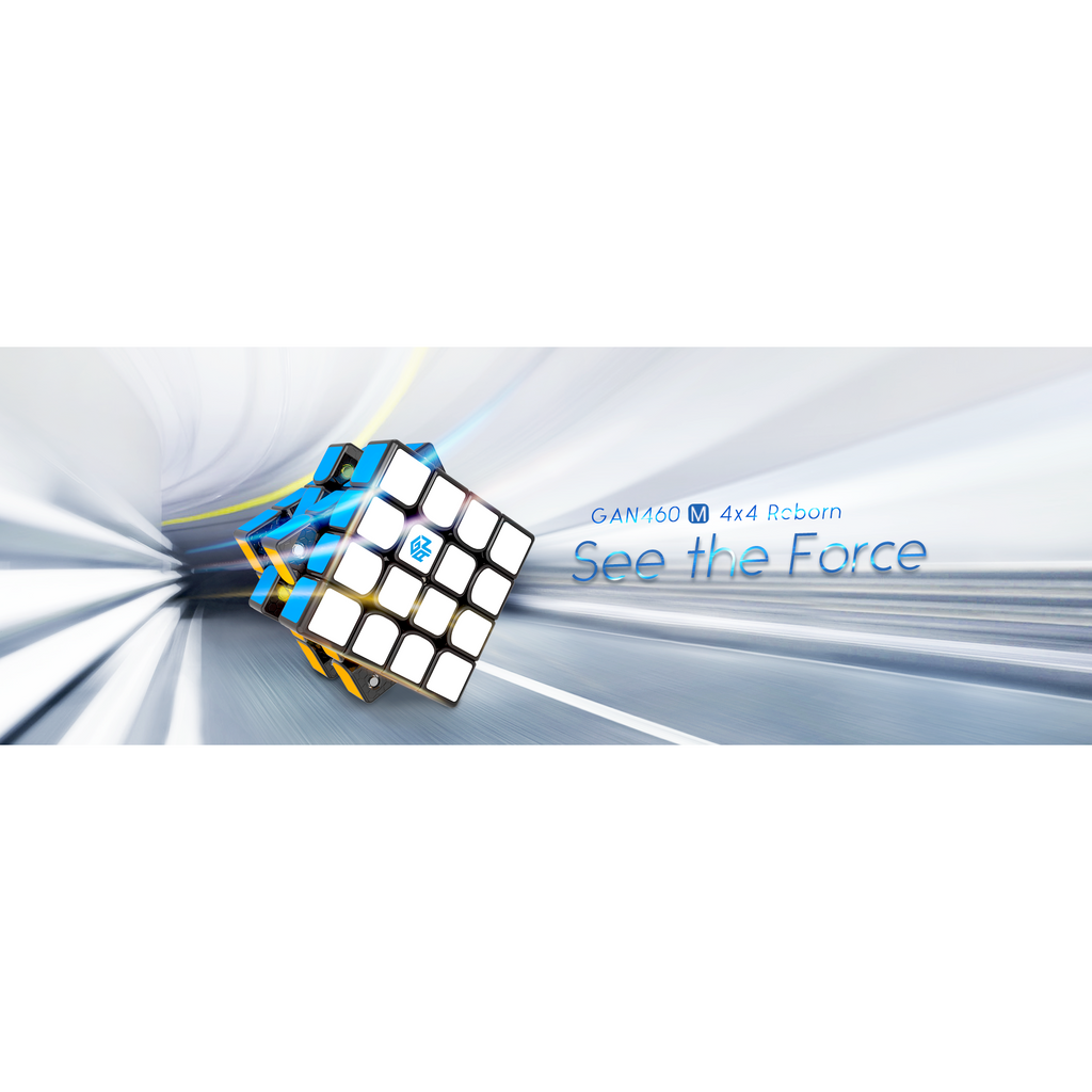 GAN 460 M Stickerless - 4x4 Magnetic Speedcube - Cubuzzle