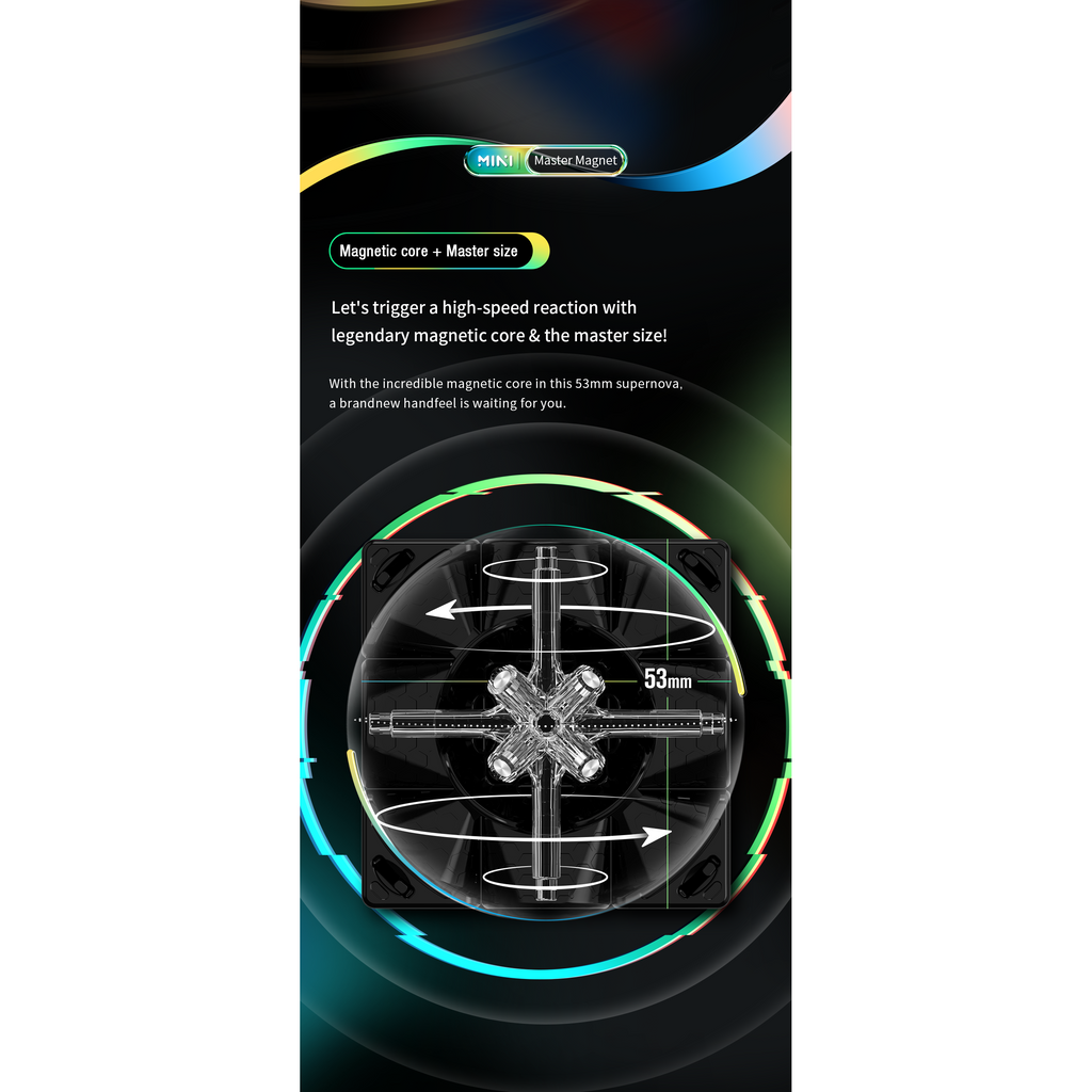 GAN 11 Mini M Pro 3x3 Magnetic Speedcube