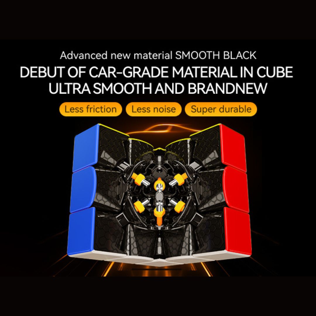 GAN 15 New Black UV Coated 3x3 Magnetic Speedcube