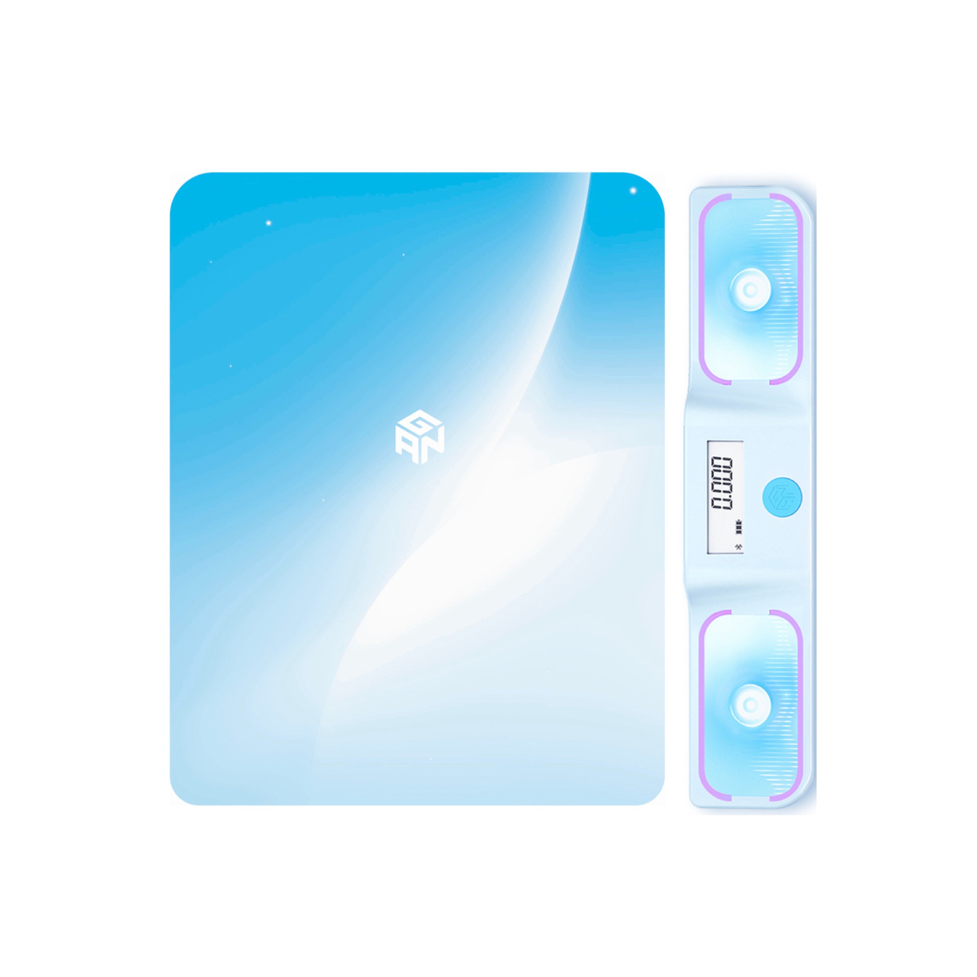 GAN Halo Smart Timer and Mat Set - Combo pack of Bluetooth Timer and Protective Mat for Speed Cube-Cubuzzle