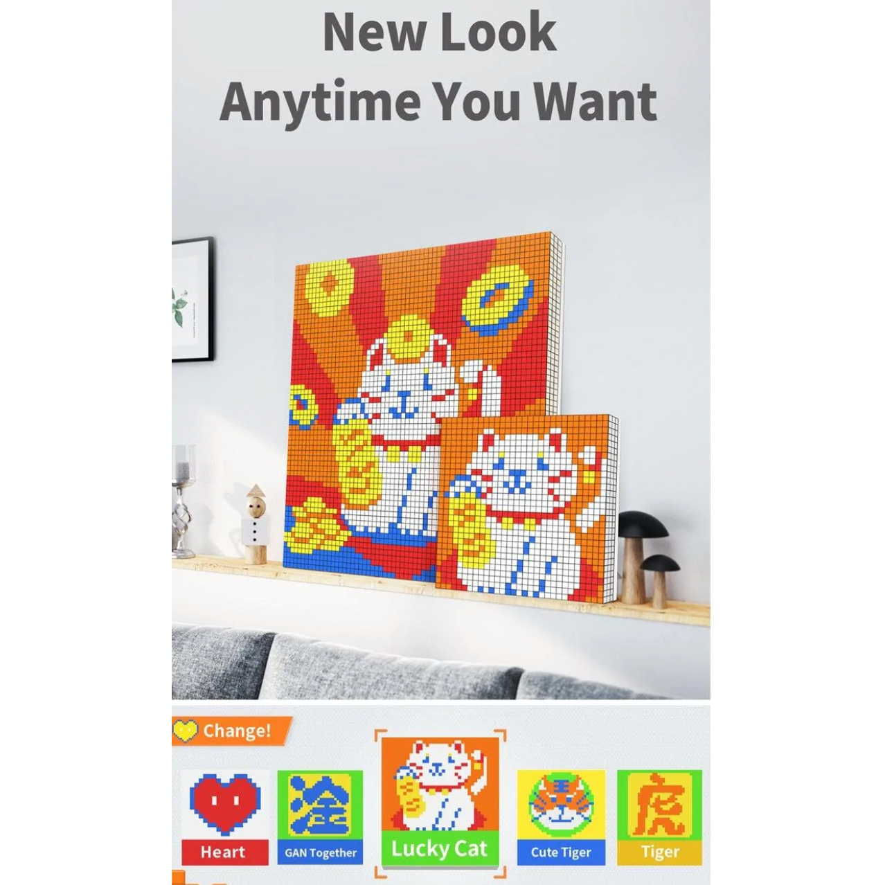 GAN Mosaic Cubes 6x6 or 10x10 - Cubuzzle