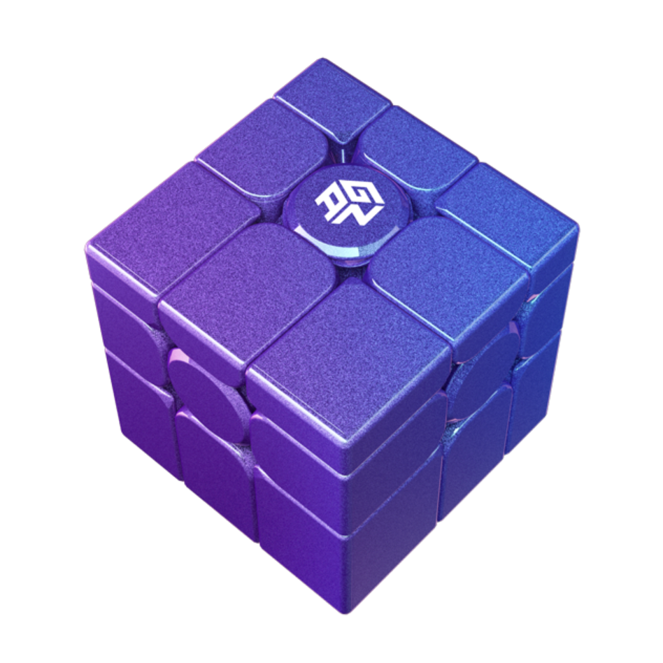 GAN Mirror Cube M UV Coated Purple - Magnetic Alien Cube - Cubuzzle