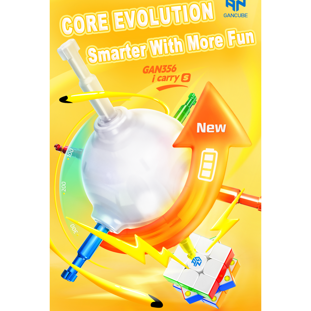 GAN 356 i carry S - Intelligent Smart Bluetooth Cube - Latest 2023 Model-Cubuzzle