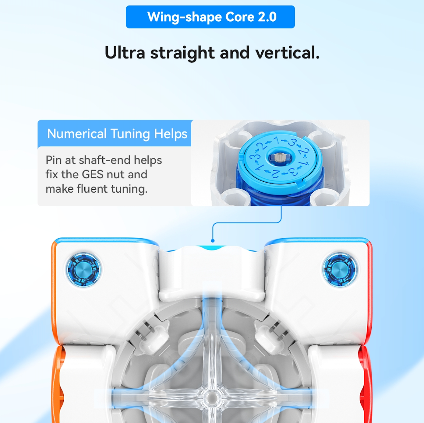 GAN 356 M E Magnetic Speedcube - Latest 2023 Release-Cubuzzle