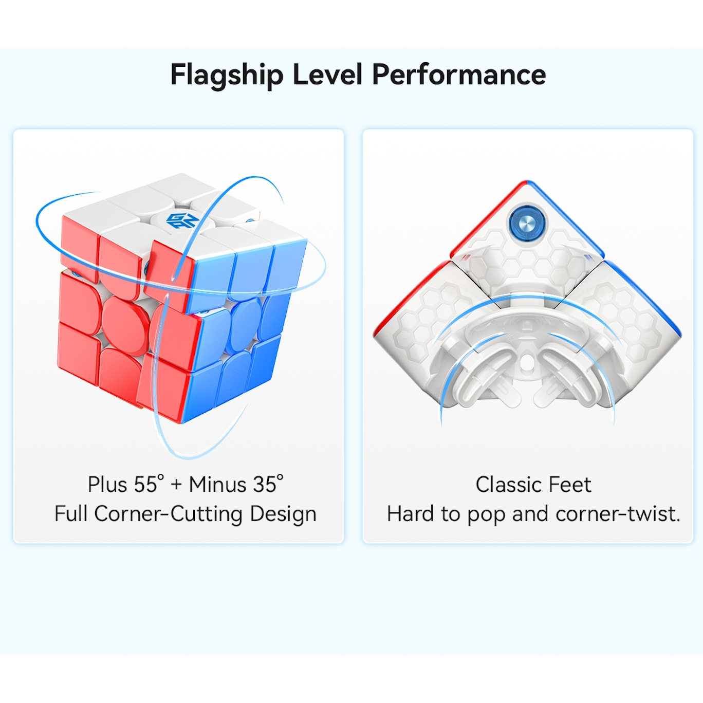 GAN 356 M E Magnetic Speedcube - Latest 2023 Release-Cubuzzle