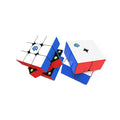 GAN Cube Starter Combo Pack: Includes 2 puzzles- GAN 251 M Air 2x2, GAN 356 M Lite 3x3 Speedcubes-Cubuzzle